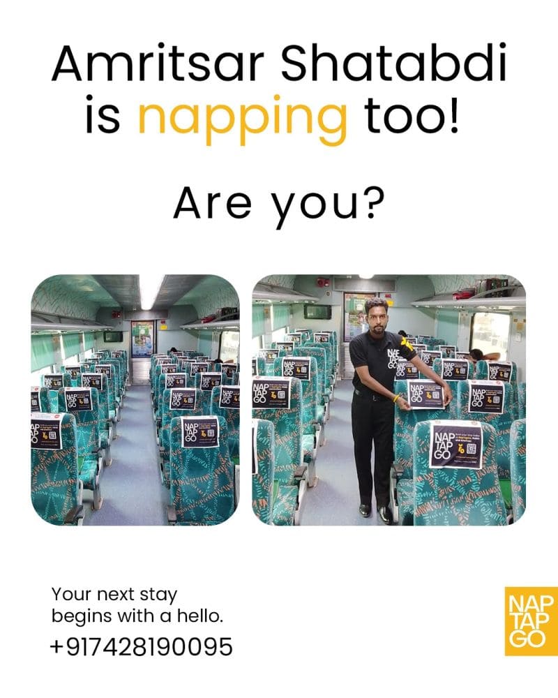 Travel from Delhi to Amritsar by Shatabdi Express - Stay Smart at NapTapGo