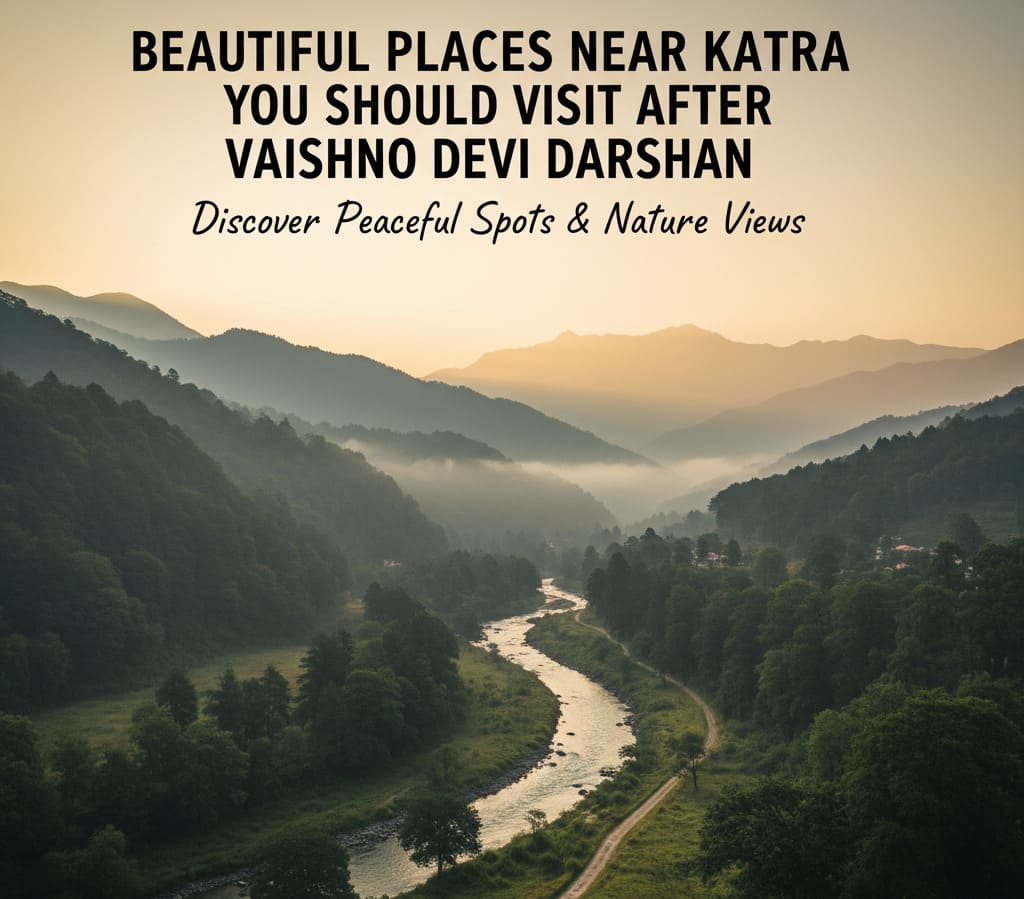 Beautiful Places Near Katra You Should Visit After Vaishno Devi Darshan