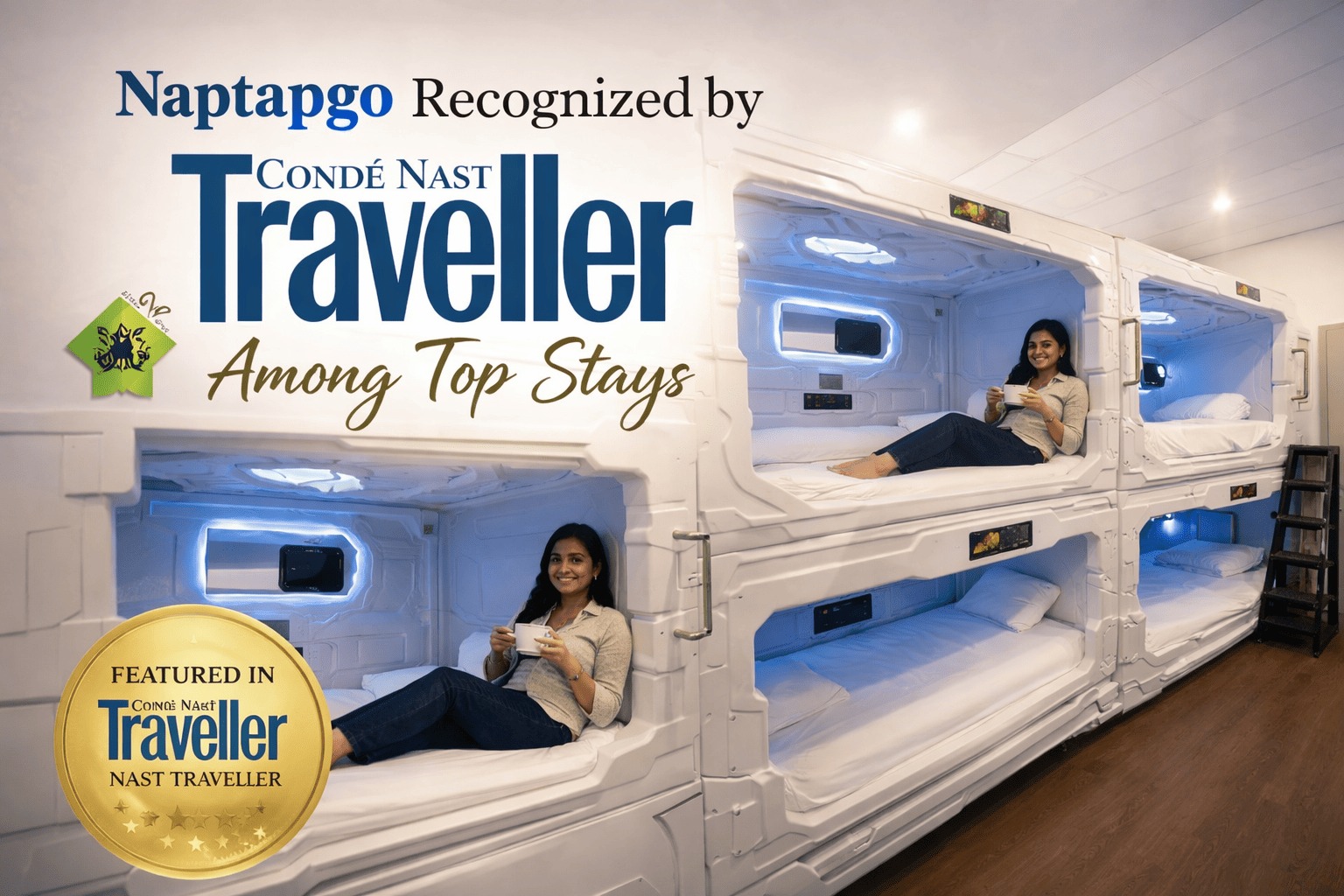 NapTapGo Recognized by Condé Nast Traveller Among Top Stays